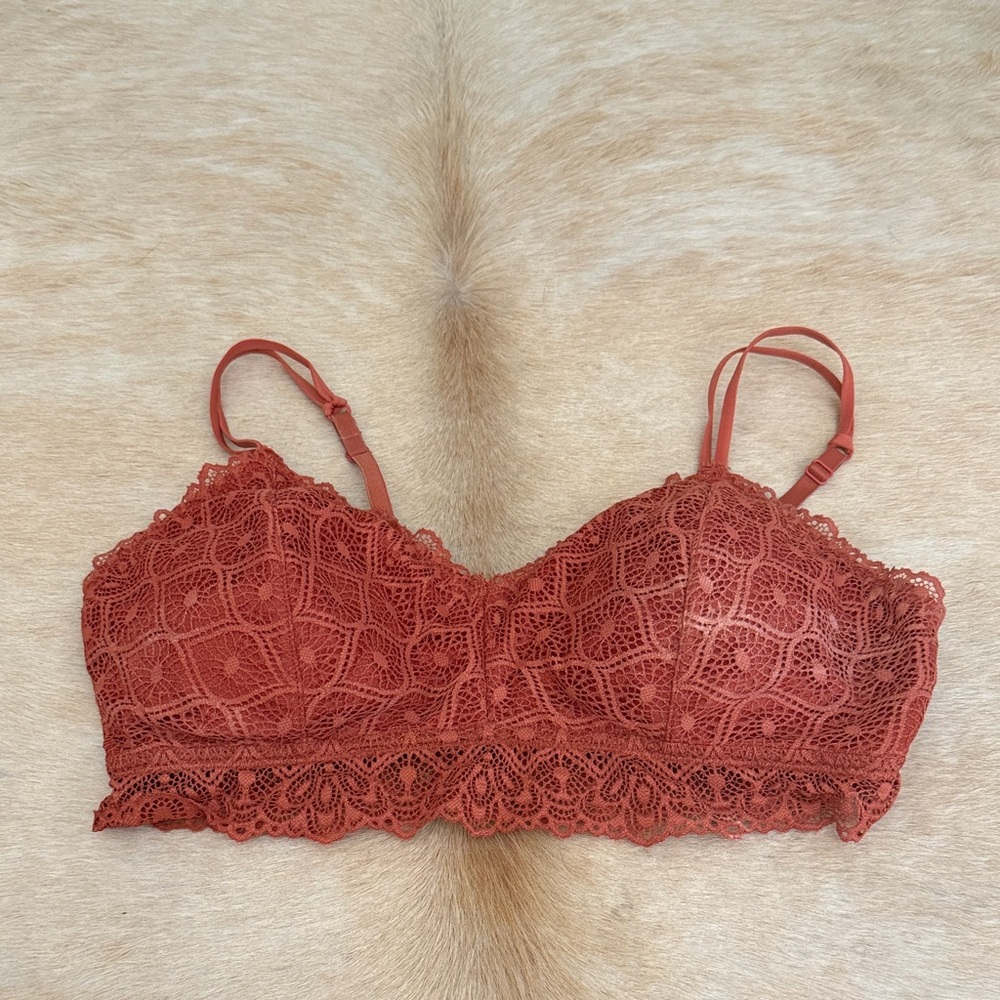 Maurices Rust Lace Bralette